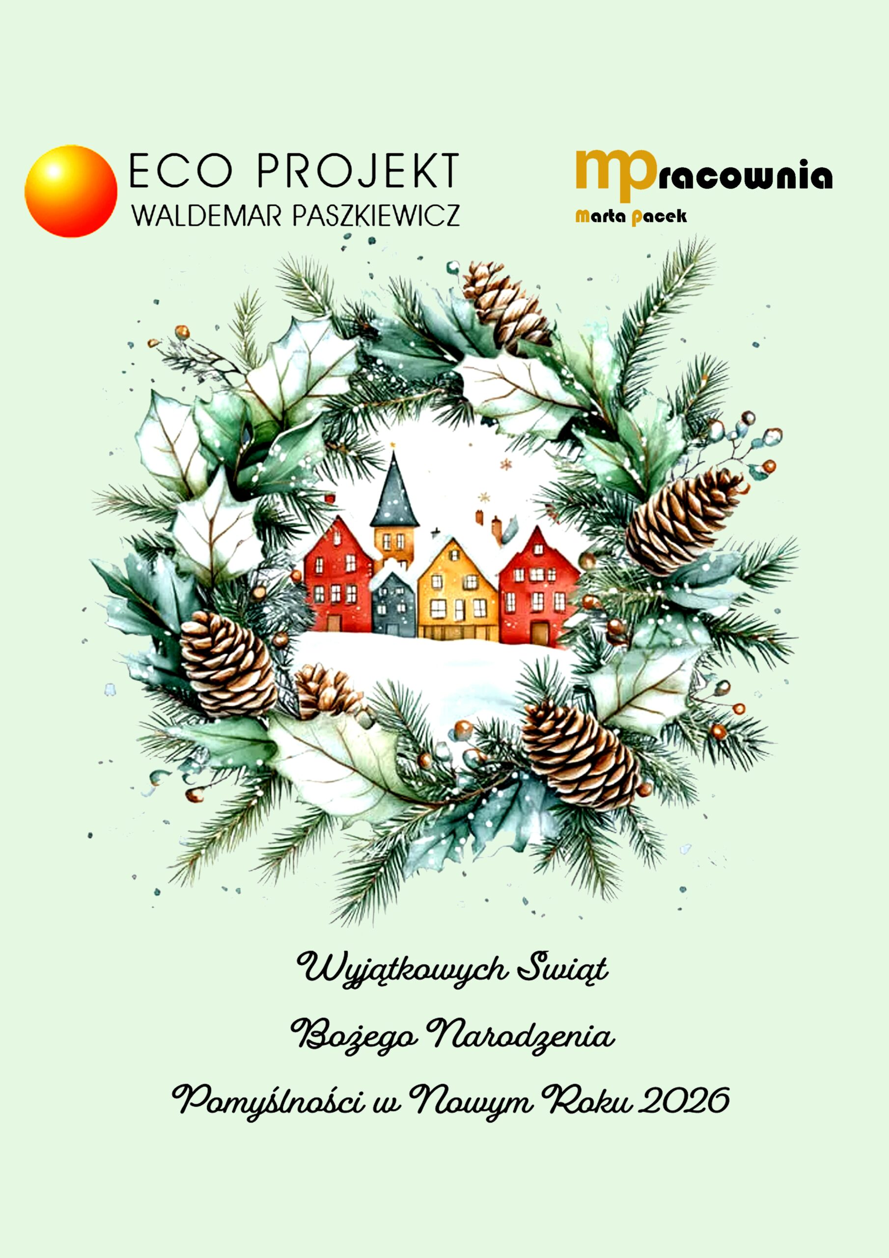 Wesołych Świąt Bożego Narodzenia oraz Wszystkiego najlepszego w Nowym 2026 roku.
